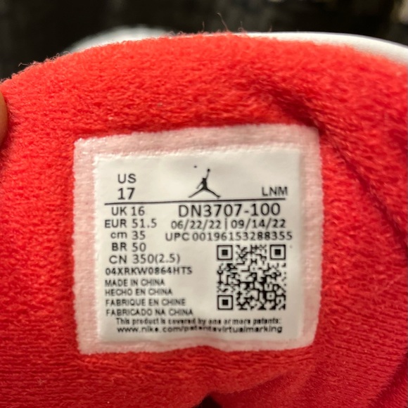 Air Jordan III 3 Retro White Cement Reimagined Men's Size 17 DN3707-100 NWOB - Picture 7 of 10